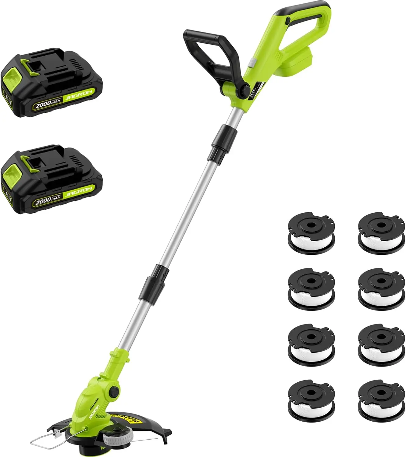 12" Cordless String Trimmer 2x2.0Ah Battery, 20V Weed Wacker Auto Feed Grass Cutter
12" Cordless String Trimmer 2x2.0Ah Battery, 20V Weed Wacker Auto Feed Grass Cutter