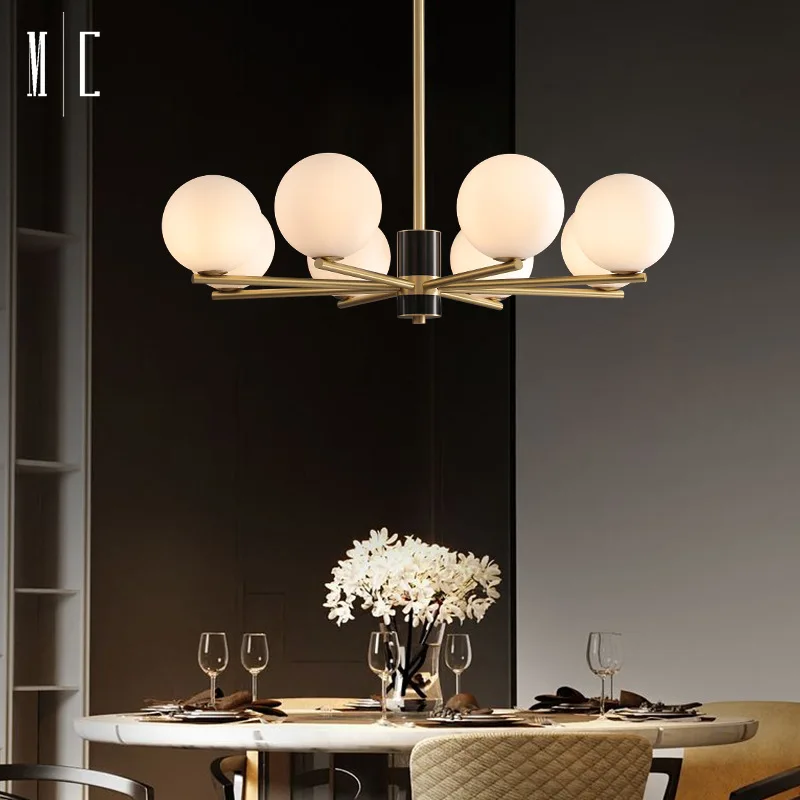 Modern Living Room Copper Chandelier Nordic Glass Ball Chandelier Lighting Fixture For Bedroom/Dinning Room/Hotel Light Fixture
Modern Living Room Copper Chandelier Nordic Glass Ball Chandelier Lighting Fixture For Bedroom/Dinning Room/Hotel Light Fixture