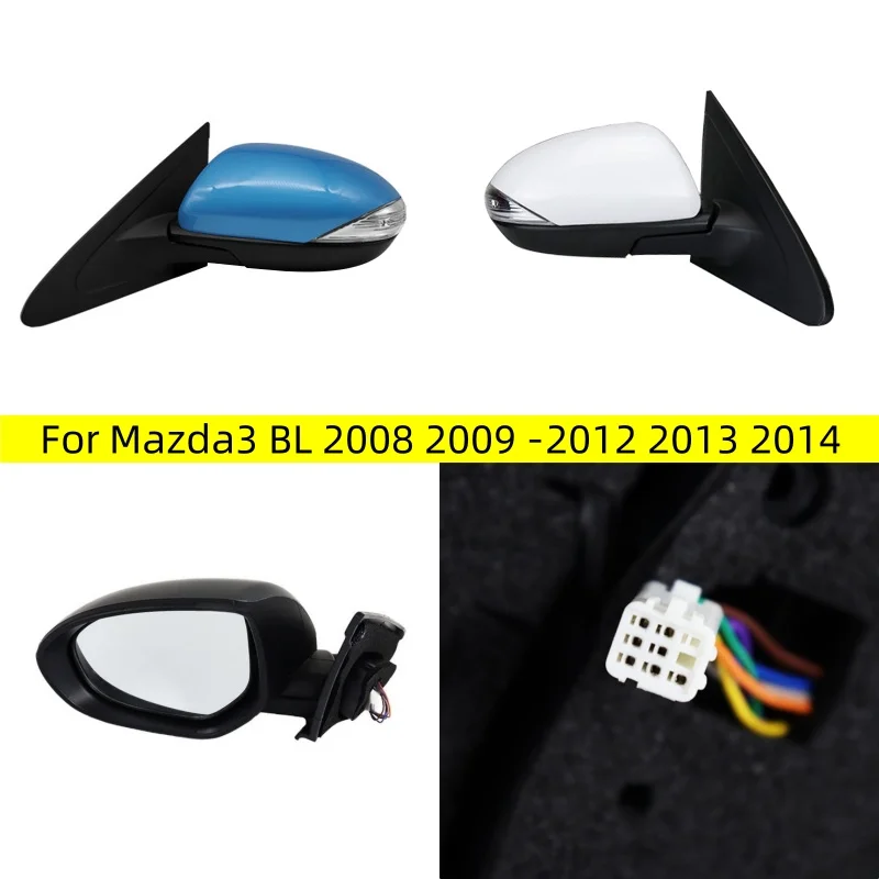 For Mazda3 BL 2008 2009 2010 2011 - 2013 2014 3 Wire Without LED 7 Wire With LED Car Exterior Door Rearview Side Mirror Assy
For Mazda3 BL 2008 2009 2010 2011 - 2013 2014 3 Wire Without LED 7 Wire With LED Car Exterior Door Rearview Side Mirror Assy