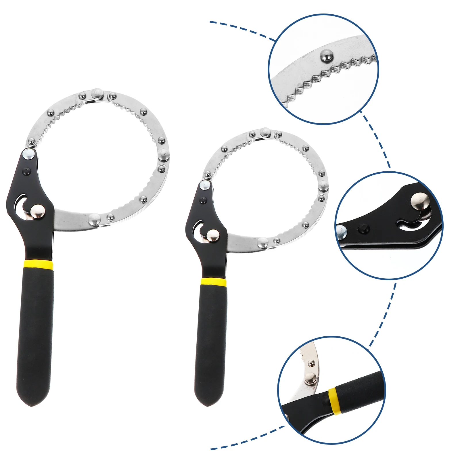 2pcs Filter Wrench Carbon Steel Compact Maintenance Tool Adjustable Oil Filter Wrench For Car Teeth For Car Truck Removal
2pcs Filter Wrench Carbon Steel Compact Maintenance Tool Adjustable Oil Filter Wrench For Car Teeth For Car Truck Removal