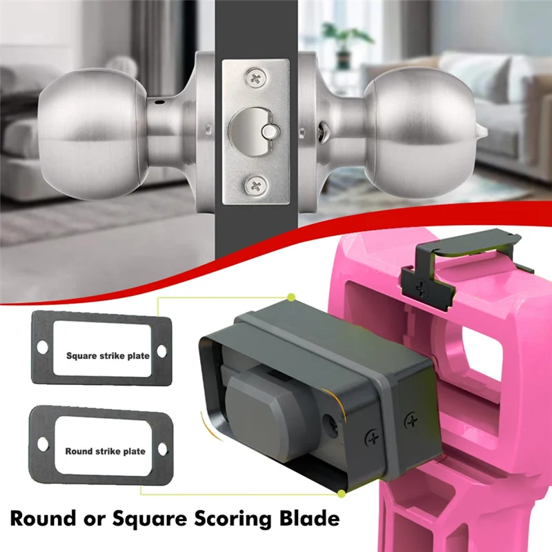 A93E-Door Latch Kit,Door Latch Mortise Tool,Door Installation Kit For 1-3/8In Or 1-3/4In Thick Doors,Door Lock Hole Saw Set
A93E-Door Latch Kit,Door Latch Mortise Tool,Door Installation Kit For 1-3/8In Or 1-3/4In Thick Doors,Door Lock Hole Saw Set