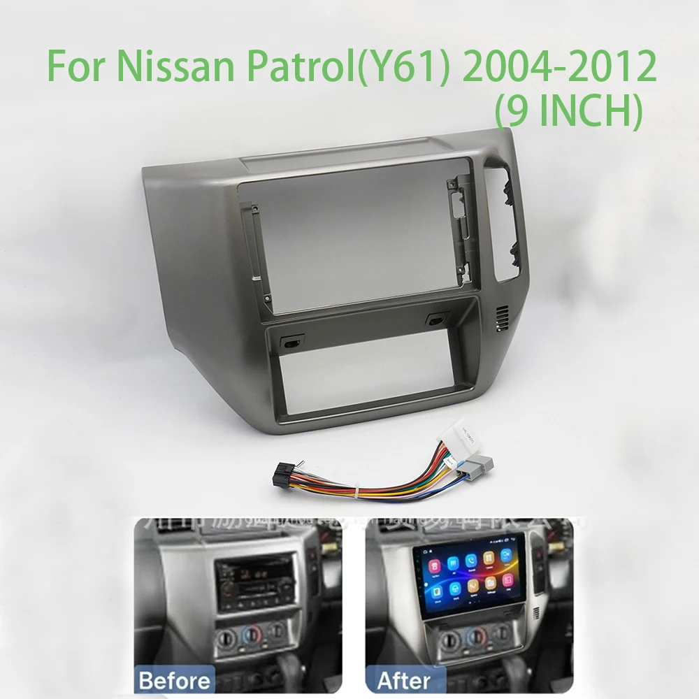 (9 Inch,RHD) Car Radio Dashboard Frame Suitable For Nissan Patrol Y61 2004-2012
(9 Inch,RHD) Car Radio Dashboard Frame Suitable For Nissan Patrol Y61 2004-2012