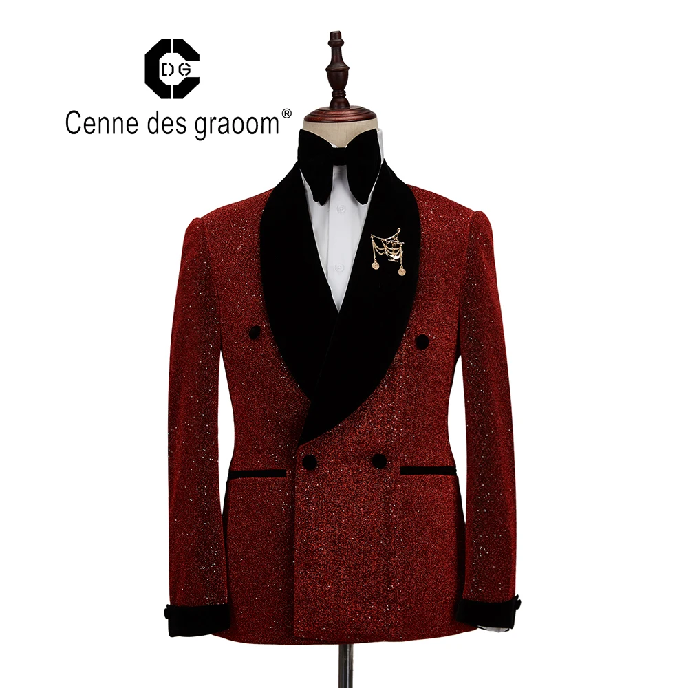 Cenne Des Graoom New Men Suit Tuxedo 2 Pieces Double Breasted Shawl Lapel Wedding Party Singer Costume Groom On Stage Christmas
Cenne Des Graoom New Men Suit Tuxedo 2 Pieces Double Breasted Shawl Lapel Wedding Party Singer Costume Groom On Stage Christmas