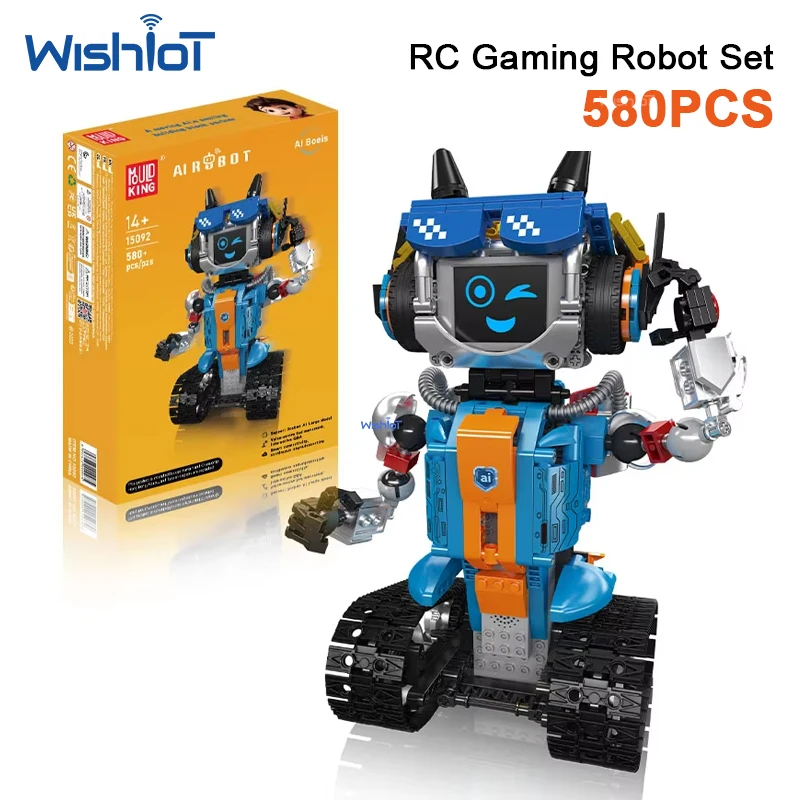 Mould King 15092 AI Interactive Gaming Robot MOC Bricks sets Smart Interactive Voice Control Building Blocks kits Assembly Toy
Mould King 15092 AI Interactive Gaming Robot MOC Bricks sets Smart Interactive Voice Control Building Blocks kits Assembly Toy