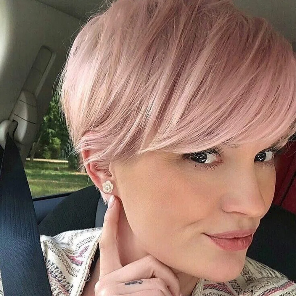 Розовые короткие парики из натуральных волос, парик с стрижкой пикси, бразильские волосы, машинное производство для женщин, естественный вид для повседневной профессиональной вечеринки
Розовые короткие парики из натуральных волос, парик с стрижкой пикси, бразильские волосы, машинное производство для женщин, естественный вид для повседневной профессиональной вечеринки