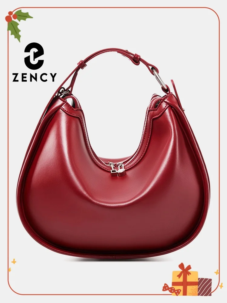 Zency Women's Genuine Leather Shoulder Hobo Bag 2025 Luxury Designer Handbag Roomy Pockets for Girls Wife Lover Khaki Grey
Zency Women's Genuine Leather Shoulder Hobo Bag 2025 Luxury Designer Handbag Roomy Pockets for Girls Wife Lover Khaki Grey