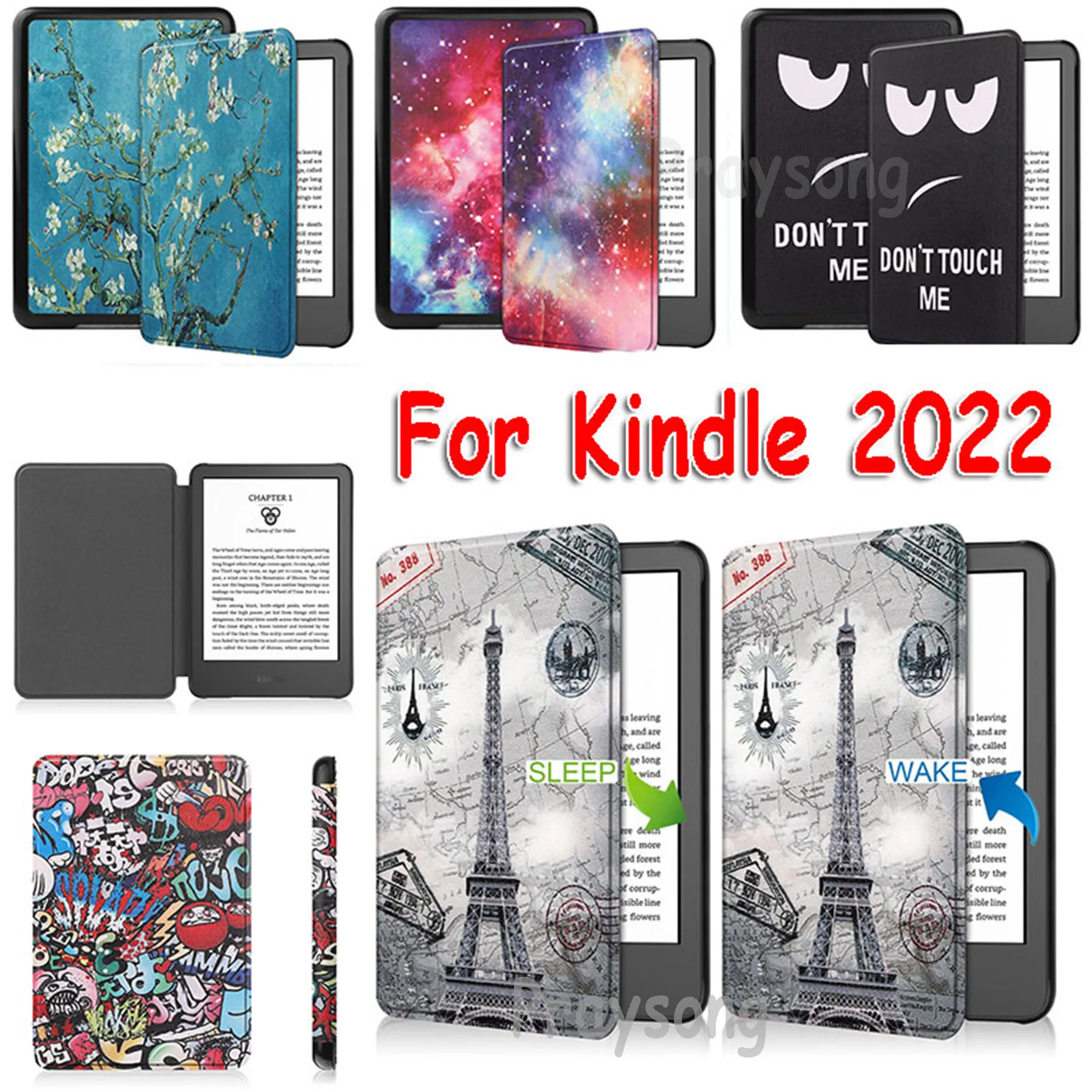 Модный крутой флип-чехол для Kindle 2022, 6 дюймов, Φ Kindle 11, умный автоматический режим сна и пробуждения, рисунок, защита от падения
Модный крутой флип-чехол для Kindle 2022, 6 дюймов, Φ Kindle 11, умный автоматический режим сна и пробуждения, рисунок, защита от падения