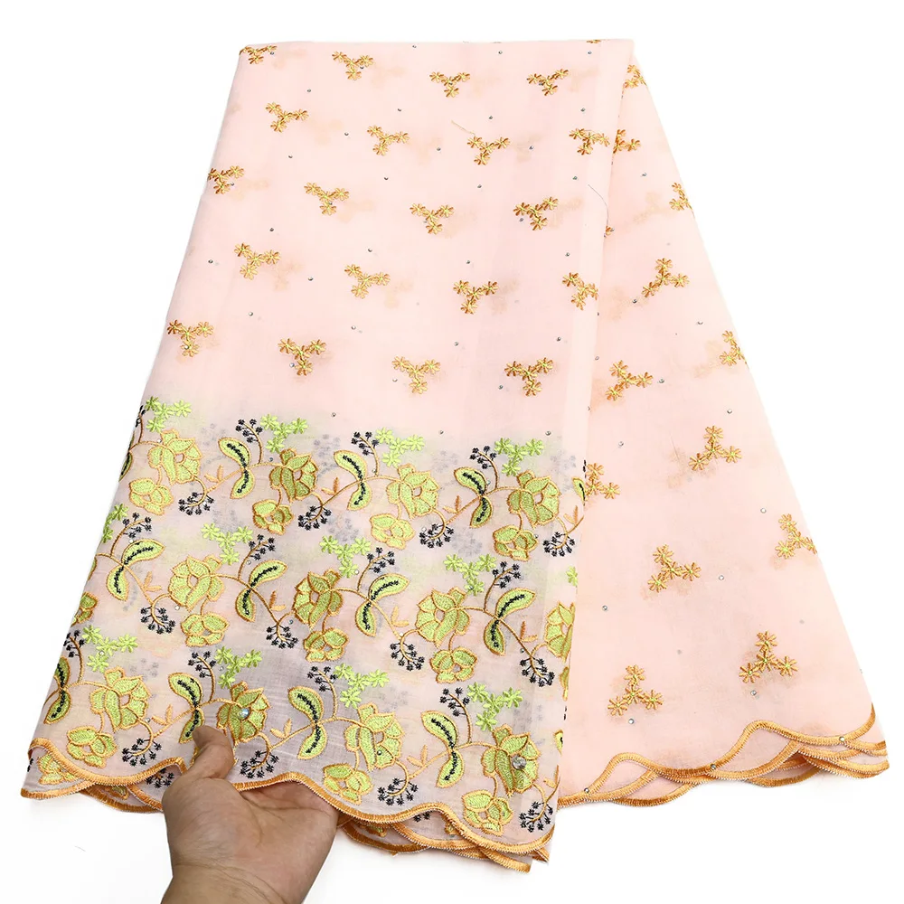 Newest African Cotton Lace Fabrics 5 Yards High Quality Nigerian Printing Lace Fabric For Wedding Dress Cotton Swiss Voile Lace
Newest African Cotton Lace Fabrics 5 Yards High Quality Nigerian Printing Lace Fabric For Wedding Dress Cotton Swiss Voile Lace