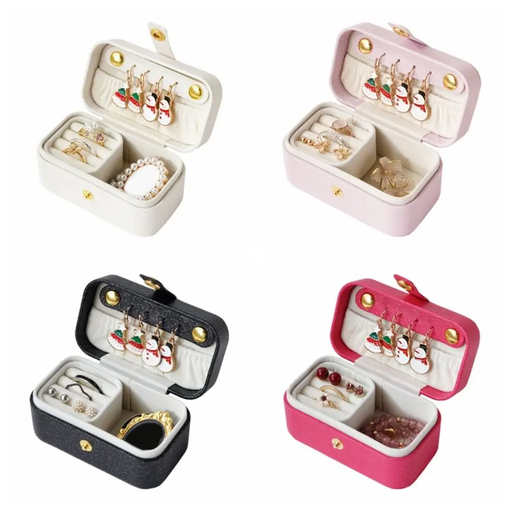 Simple PU Leather Jewelry Storage Box Solid Color Flip Cover Ring Necklace Case Portable Packing Jewelry Display Case Women
Simple PU Leather Jewelry Storage Box Solid Color Flip Cover Ring Necklace Case Portable Packing Jewelry Display Case Women