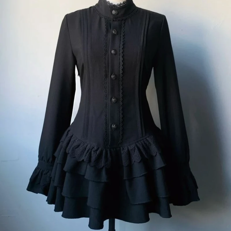 Gothic Lace Dress, Dark Waist Skirt
Gothic Lace Dress, Dark Waist Skirt