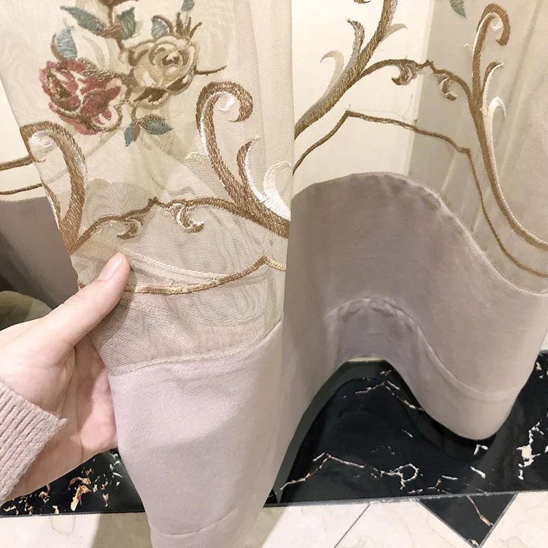European Tulle Princess Style Luxury Blackout Pink Curtains for Living Room Bedroom Dining Custom Size Romantic Decoration Grace
European Tulle Princess Style Luxury Blackout Pink Curtains for Living Room Bedroom Dining Custom Size Romantic Decoration Grace