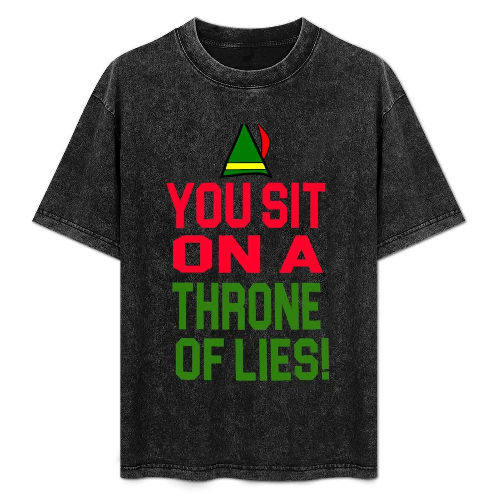 Elf Quote - You Sit On A Throne Of Lies! T-Shirt Daily Wear Plain Short Sleeve Shirt
Elf Quote - You Sit On A Throne Of Lies! T-Shirt Daily Wear Plain Short Sleeve Shirt