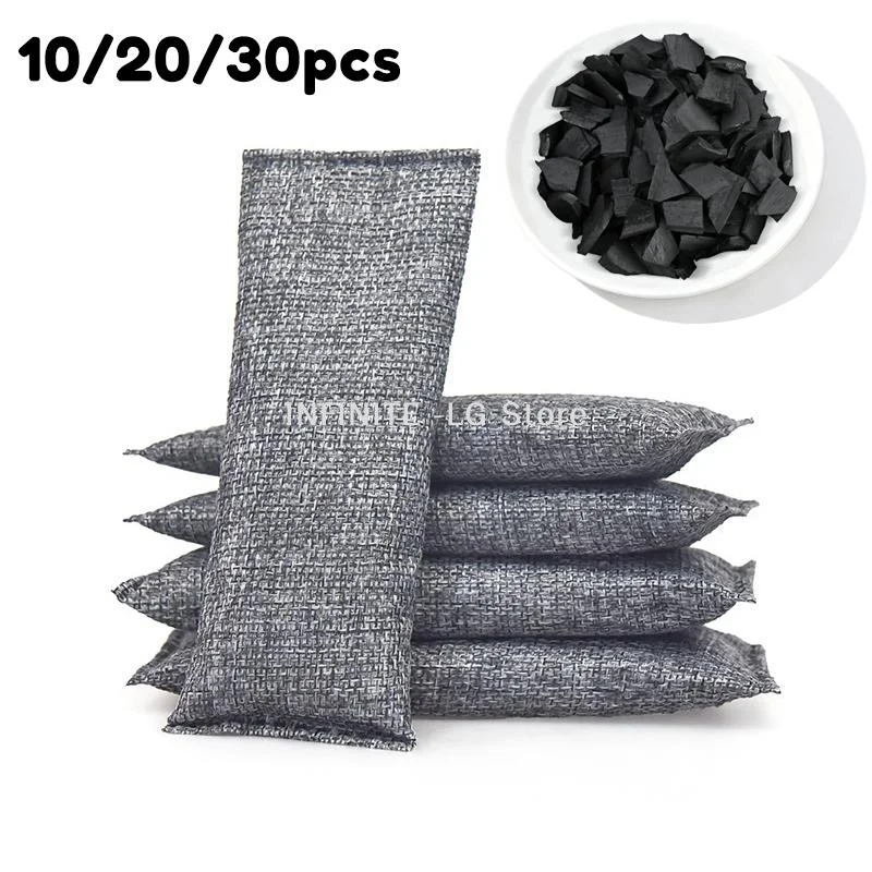 10/20/30pcs Natural Bamboo Charcoal Air Purifying Bags Moisture Absorber Deodorizing Bags Perfect For Home Car Shoe Cabinet
10/20/30pcs Natural Bamboo Charcoal Air Purifying Bags Moisture Absorber Deodorizing Bags Perfect For Home Car Shoe Cabinet