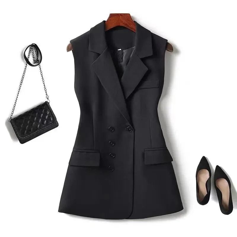 Корейский осенний модный жилет 2026 года: новая коллекция, повседневный свободный жилет без рукавов, высококачественный блейзер-жилет, верхняя одежда для женщин
Корейский осенний модный жилет 2026 года: новая коллекция, повседневный свободный жилет без рукавов, высококачественный блейзер-жилет, верхняя одежда для женщин