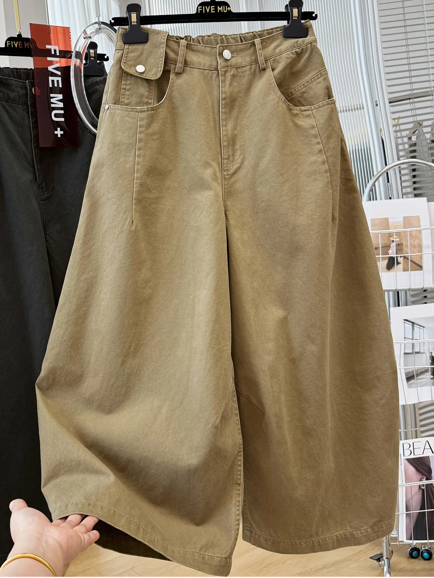 High Waist Loose Fit Casual Denim Pants Women's Eighteen-Length Workwear Trousers Summer New Style Versatile Lazy Style Jeans
High Waist Loose Fit Casual Denim Pants Women's Eighteen-Length Workwear Trousers Summer New Style Versatile Lazy Style Jeans