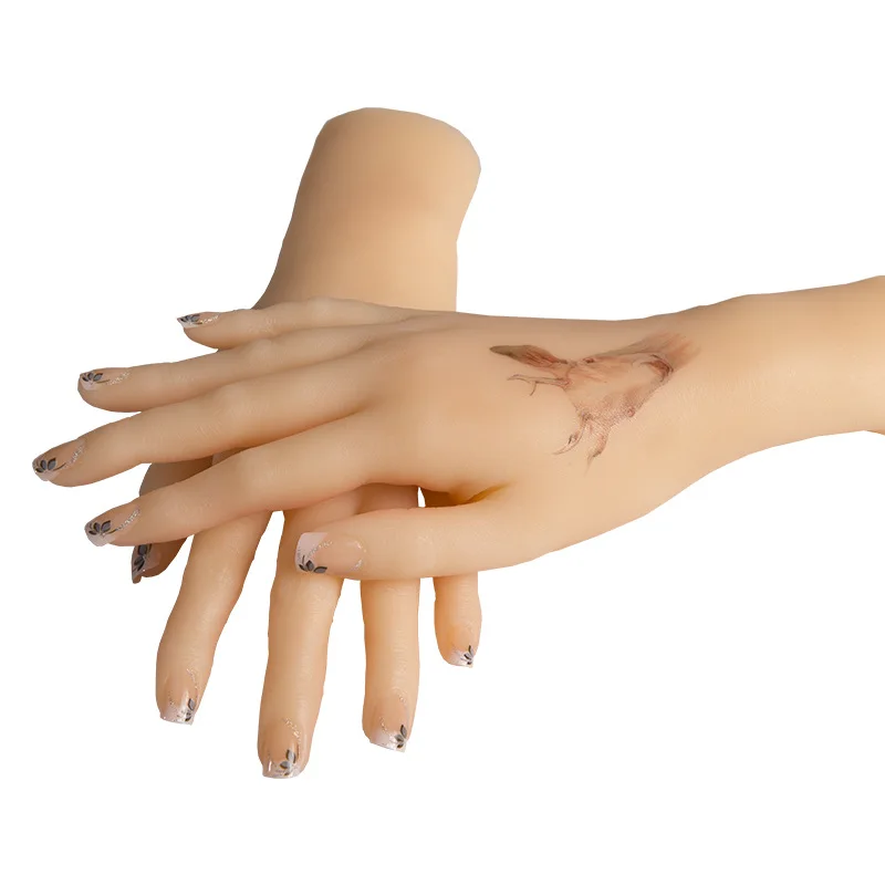 Silicone Practice Hand Model Nail Art Training Tool Female Manicure Mannequin Hand For Painting Photograph Jewelry Display
Silicone Practice Hand Model Nail Art Training Tool Female Manicure Mannequin Hand For Painting Photograph Jewelry Display