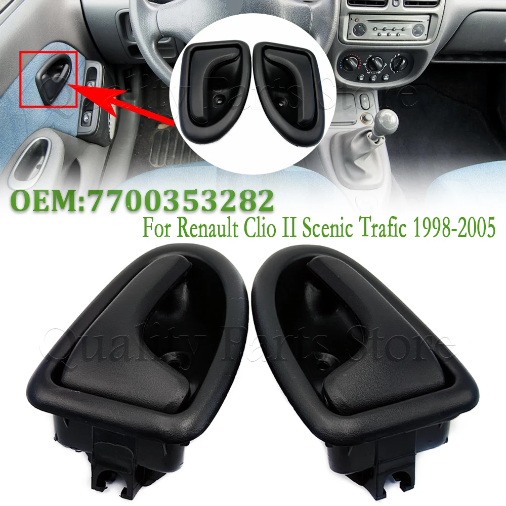 7700353282 Замена внутренней дверной ручки автомобиля 1 шт. для CLIO II 1998-2005 SCENIC I 1999-2003 TRAFIC 2001-2007
7700353282 Замена внутренней дверной ручки автомобиля 1 шт. для CLIO II 1998-2005 SCENIC I 1999-2003 TRAFIC 2001-2007