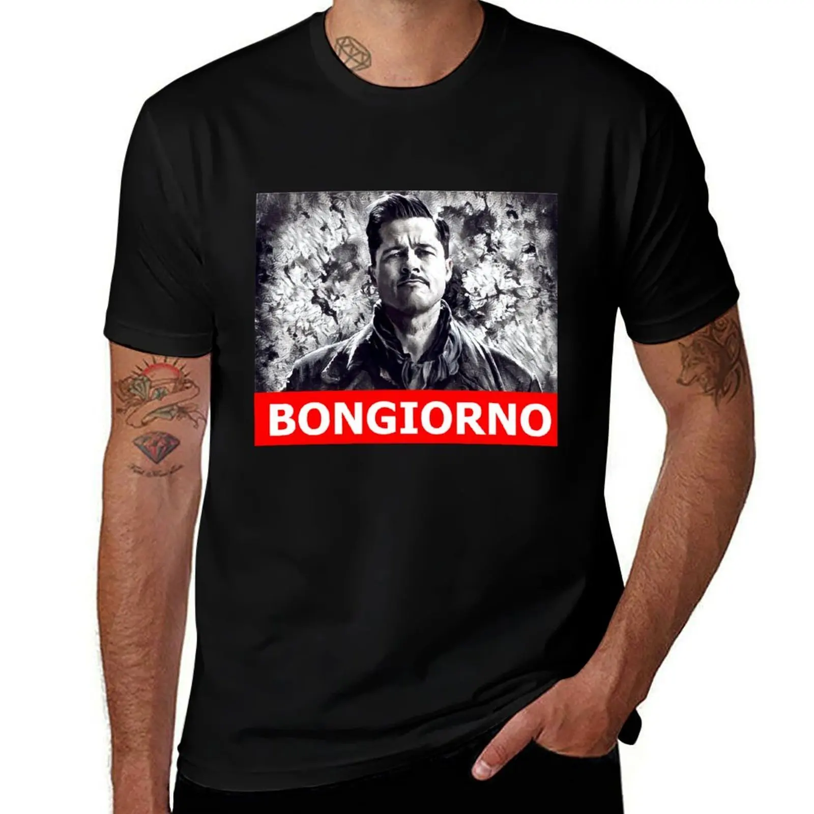 Inglorious Basterds Aldo Raine Classic T-Shirt Big Size Simple T-Shirt
Inglorious Basterds Aldo Raine Classic T-Shirt Big Size Simple T-Shirt