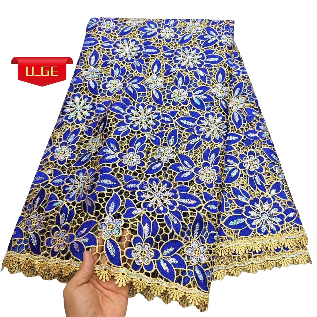 2025 Skin friendly Best Quality Delicate Guipure Cord Lace With Sequin Fabric For Party Evening Dress U_GE6295
2025 Skin friendly Best Quality Delicate Guipure Cord Lace With Sequin Fabric For Party Evening Dress U_GE6295