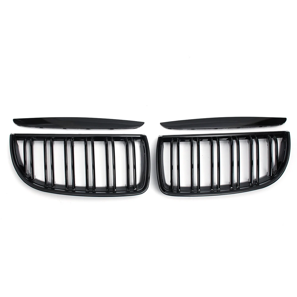 Matte/Glossy Black 2x E90 E91 Car Front Bumper Grille Grill Double Slat Sport Kidney Grille Grill Set For BMW E90 E91 2005-2008
Matte/Glossy Black 2x E90 E91 Car Front Bumper Grille Grill Double Slat Sport Kidney Grille Grill Set For BMW E90 E91 2005-2008