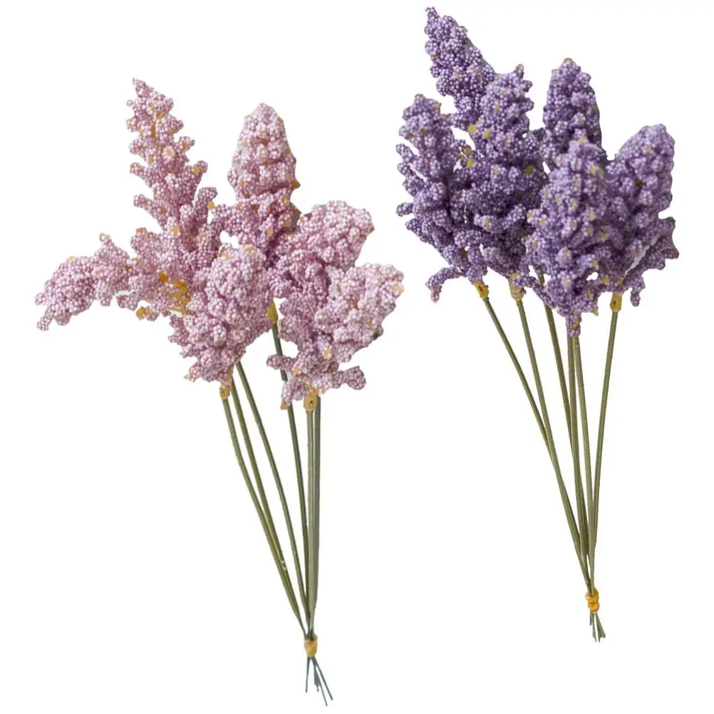 2 Bunches Artificial Lavender Flowers Fake Plants Home Wedding Photography Props Lifelike Faux Plant Decor
2 Bunches Artificial Lavender Flowers Fake Plants Home Wedding Photography Props Lifelike Faux Plant Decor