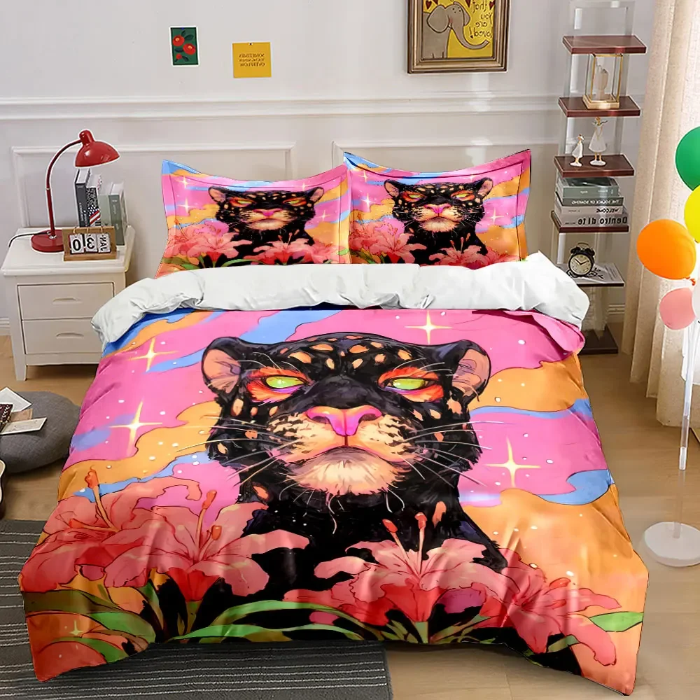"Jaguar Art Set for Home Decor" Soft Comfortable Duvet Cover Bedding Set Included 1*Duvet Cover & 2*Pillowcases, gift
"Jaguar Art Set for Home Decor" Soft Comfortable Duvet Cover Bedding Set Included 1*Duvet Cover & 2*Pillowcases, gift