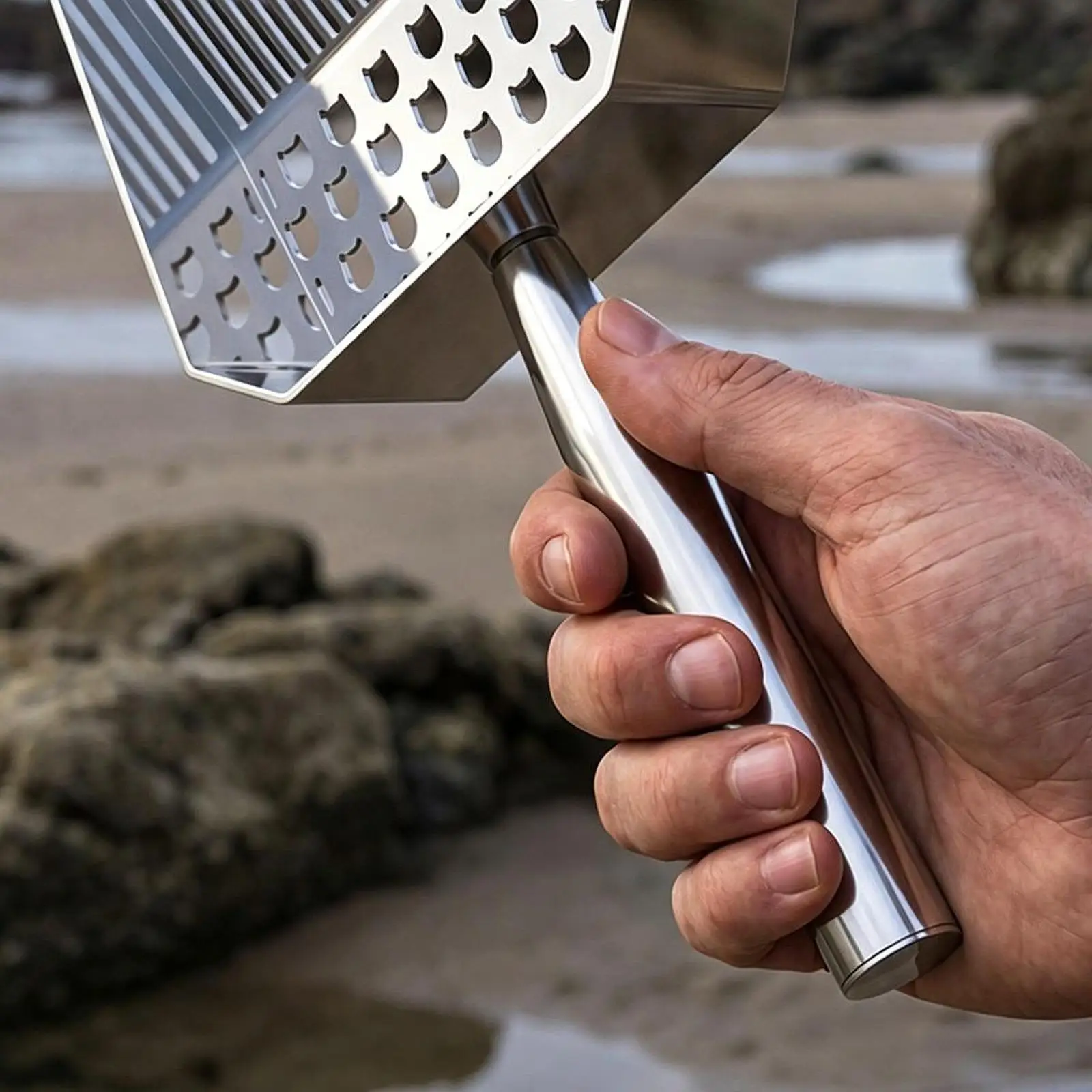 Heavy Duty Sand Spade Sifter Stainless Steel Shell Collection Tool Portable Scoop for Beach Exploration and Cleaning
Heavy Duty Sand Spade Sifter Stainless Steel Shell Collection Tool Portable Scoop for Beach Exploration and Cleaning