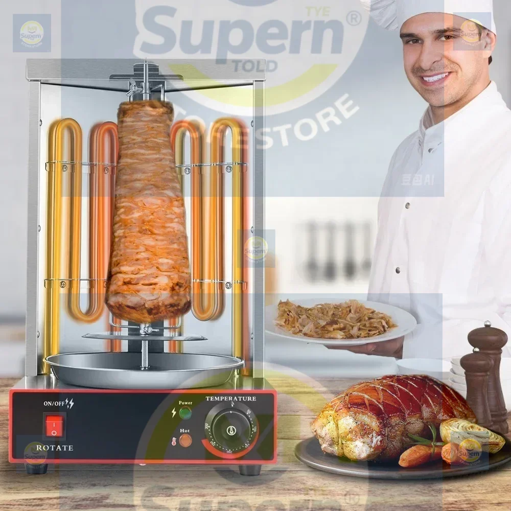 Electric Semi-Automatic Rotating Doner Kebab Machine Chicken Shawarma Grill Machine
Electric Semi-Automatic Rotating Doner Kebab Machine Chicken Shawarma Grill Machine