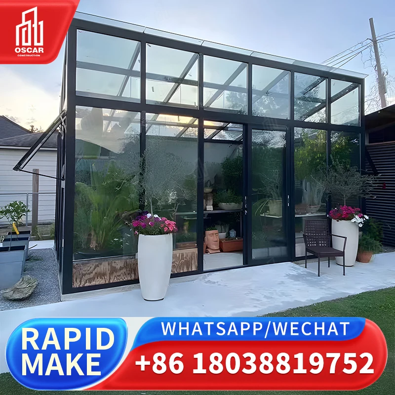 Multifunctional Sunroom Solarium Conservatory Greenhouse for Customized Use in UK and USA Factory
Multifunctional Sunroom Solarium Conservatory Greenhouse for Customized Use in UK and USA Factory