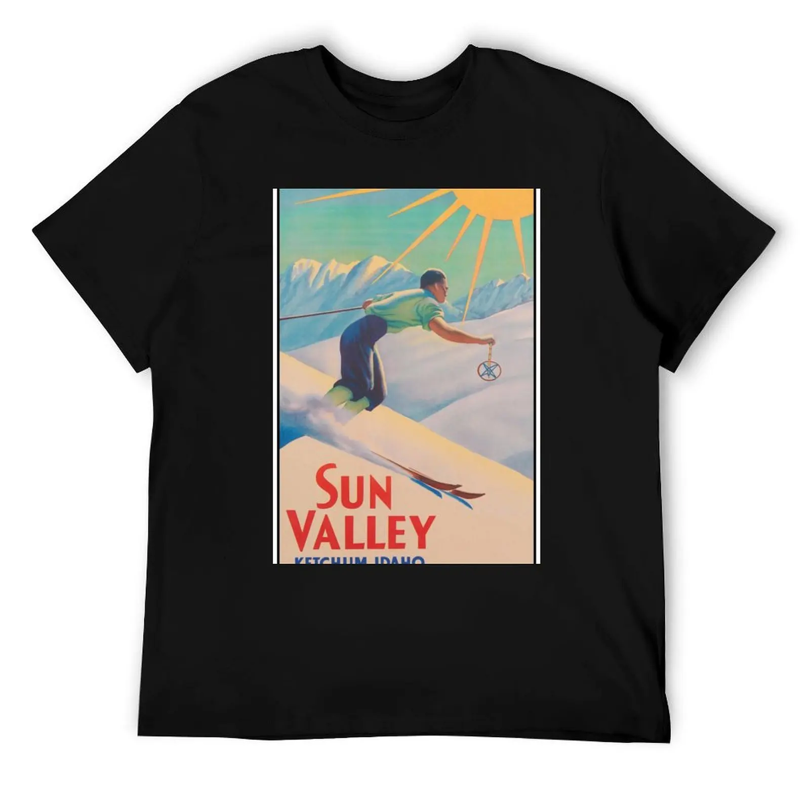Sun Valley, Ketchum Idaho Vintage Travel Ski Poster T-Shirt g man t shirts for men man t shirt designer T-Shirt
Sun Valley, Ketchum Idaho Vintage Travel Ski Poster T-Shirt g man t shirts for men man t shirt designer T-Shirt