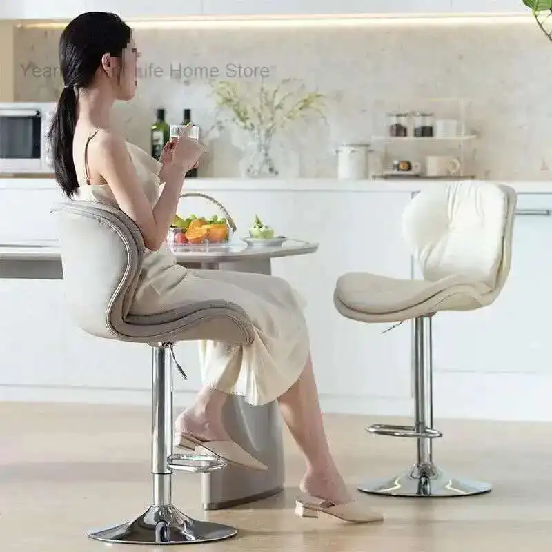 Minimalist bar stools can lift and rotate bar stools for home kitchen dining table bar stools soft cushion backrest bars stool
Minimalist bar stools can lift and rotate bar stools for home kitchen dining table bar stools soft cushion backrest bars stool