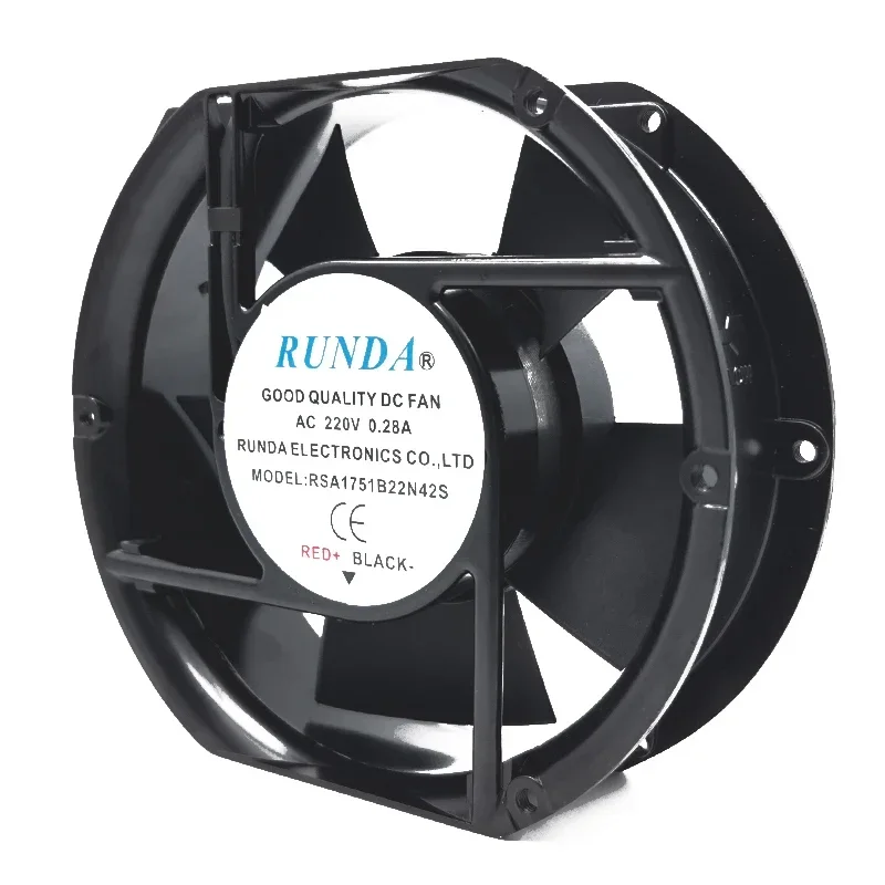 P 170*150*50 мм RUNDA RSA1751B22N42S 17251 AC220V 0,28A Инверторный охлаждающий вентилятор для шкафа
P 170*150*50 мм RUNDA RSA1751B22N42S 17251 AC220V 0,28A Инверторный охлаждающий вентилятор для шкафа