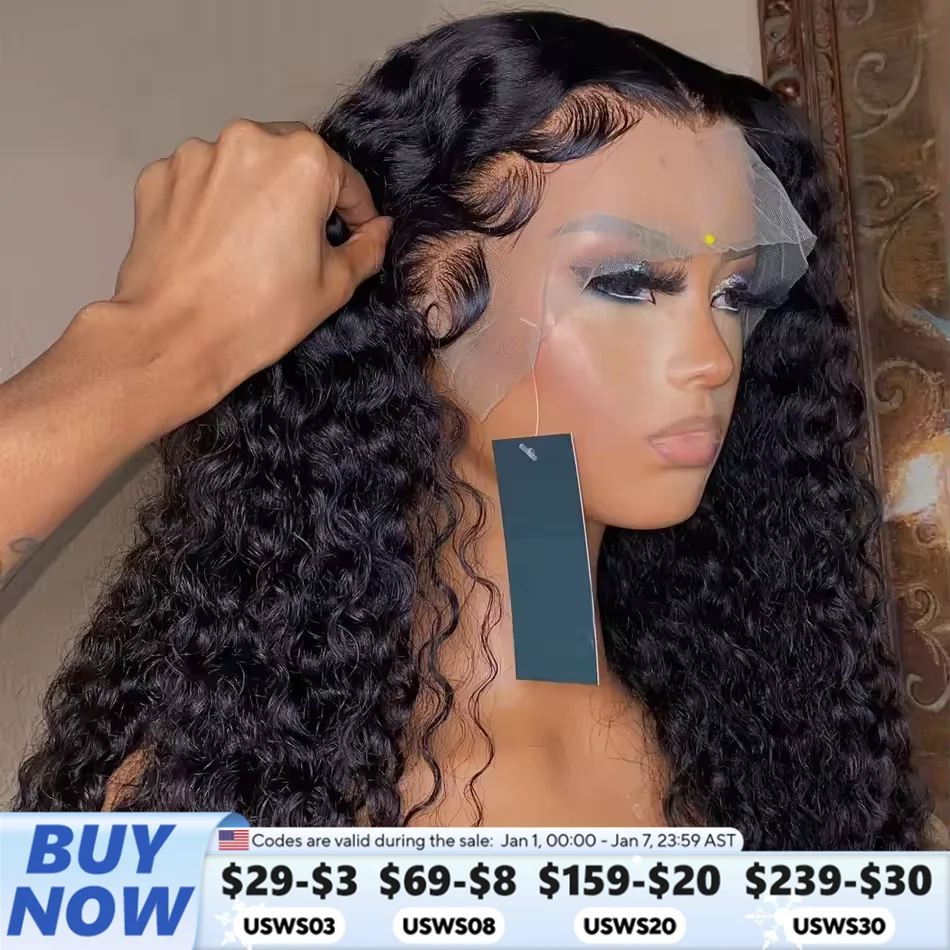 13x6 HD Transparent Lace No Tangle Deep Wave Human Hair Lace Frontal Wig 13x4 Curly Lace Front Human Hair Wigs For Black Women
13x6 HD Transparent Lace No Tangle Deep Wave Human Hair Lace Frontal Wig 13x4 Curly Lace Front Human Hair Wigs For Black Women