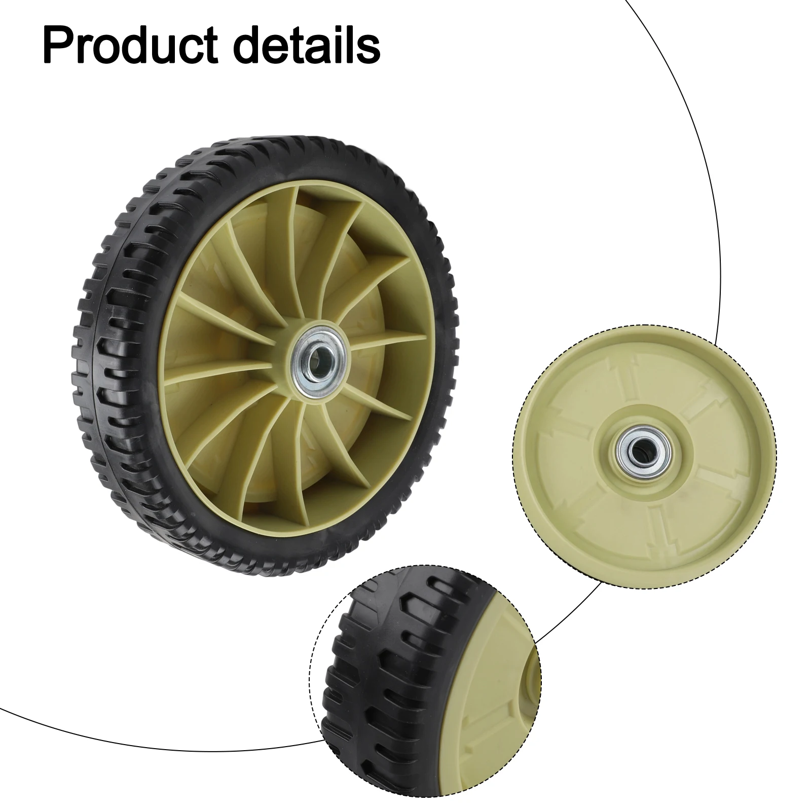 Lawn Care Lawn Mower Wheel Rubber Mower Wheel Easy Installation Lawn Mower Wheels 203mm 8'' Easy Installation Wheels
Lawn Care Lawn Mower Wheel Rubber Mower Wheel Easy Installation Lawn Mower Wheels 203mm 8'' Easy Installation Wheels
