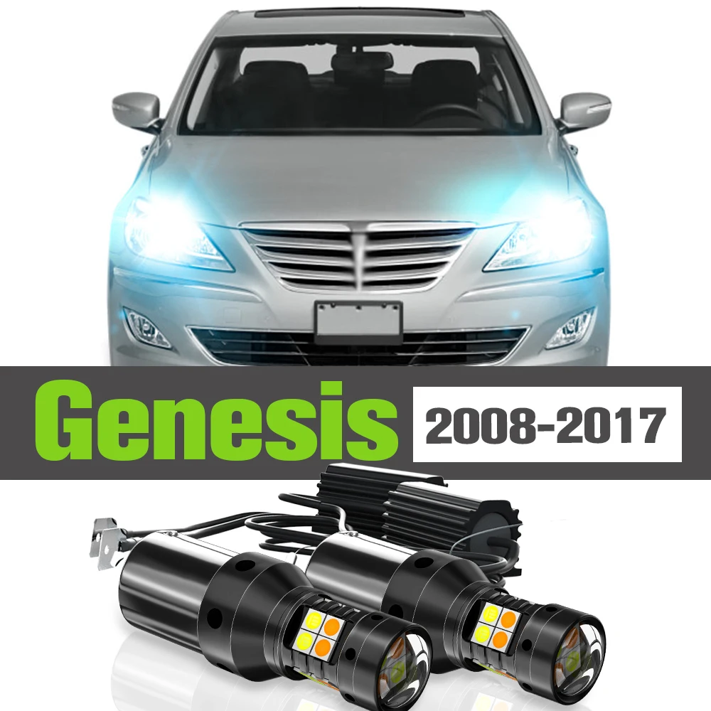 2x LED Dual Mode Turn Signal+Daytime Running Light DRL Accessories Lamp For Hyundai Genesis 2008-2017 2012 2013 2014 2015 2016
2x LED Dual Mode Turn Signal+Daytime Running Light DRL Accessories Lamp For Hyundai Genesis 2008-2017 2012 2013 2014 2015 2016