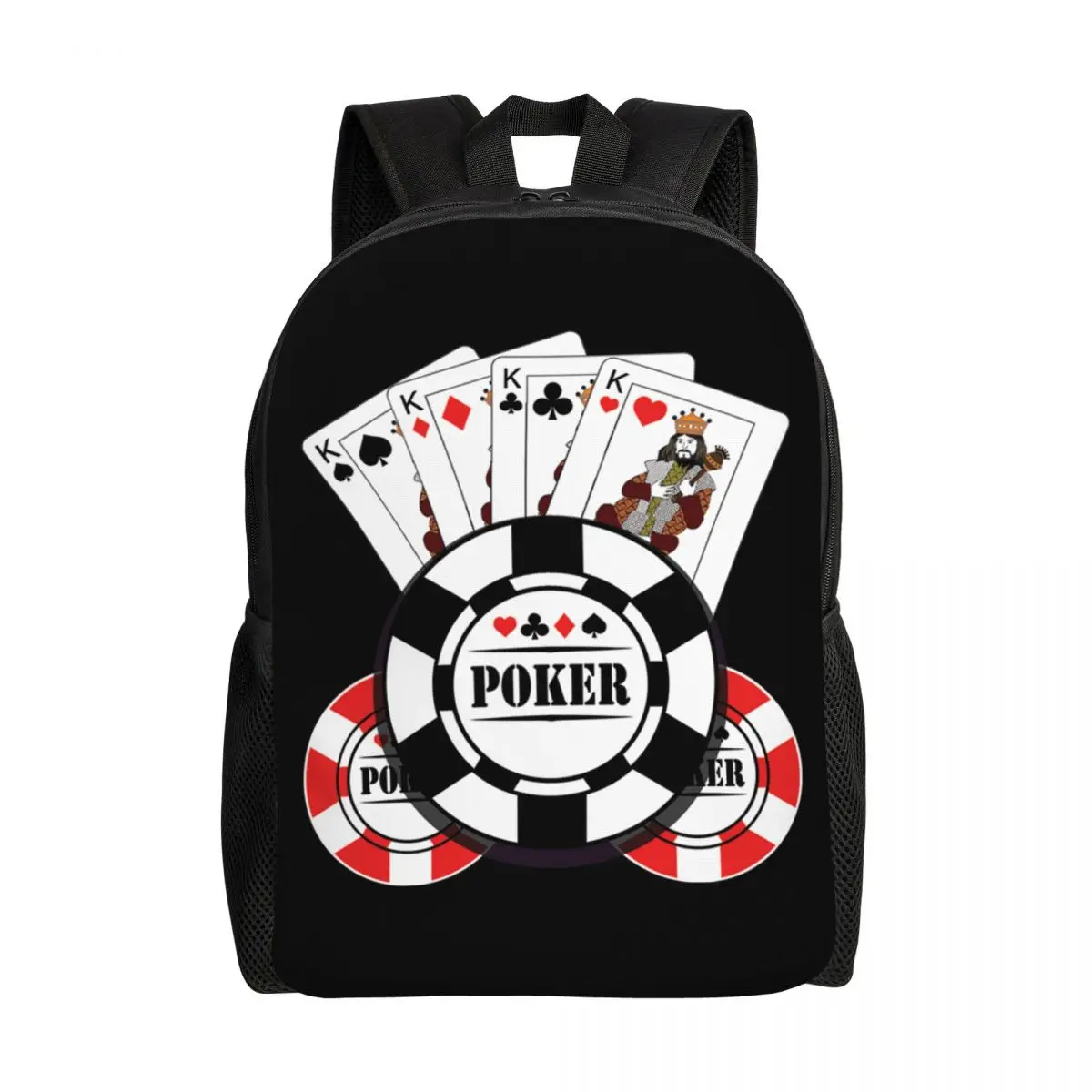 Poker King Backpacks for Men Women Water Resistant School College Bag Print Bookbags
Poker King Backpacks for Men Women Water Resistant School College Bag Print Bookbags