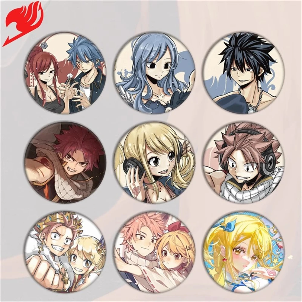 58mm Anime FAIRY TAIL Etherious Natsu Dragneel Gajeel Redfox Cosplay COSTUME Badge Pin SPTE Tinplate Brooch Prop Xmas Gilf
58mm Anime FAIRY TAIL Etherious Natsu Dragneel Gajeel Redfox Cosplay COSTUME Badge Pin SPTE Tinplate Brooch Prop Xmas Gilf