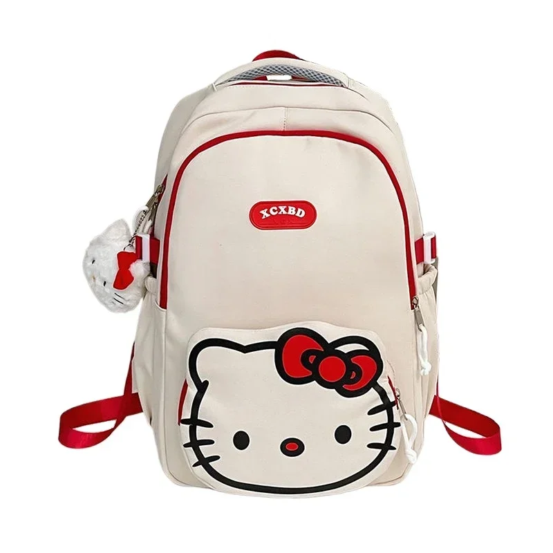 Sanrio Kawaii Backpack Women Hello Kitty School Bag for College Student with Pendant Nylon Waterproof Fabric Top Quality
Sanrio Kawaii Backpack Women Hello Kitty School Bag for College Student with Pendant Nylon Waterproof Fabric Top Quality