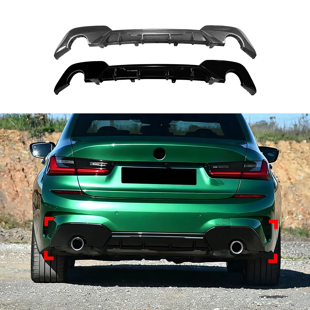 For M Sport MP Style For BMW 3 Series G20 G21 2019-2022 Car Rear Bumper Lip Spoiler Modified Auto Lower Diffuser Body Kit Tuning
For M Sport MP Style For BMW 3 Series G20 G21 2019-2022 Car Rear Bumper Lip Spoiler Modified Auto Lower Diffuser Body Kit Tuning