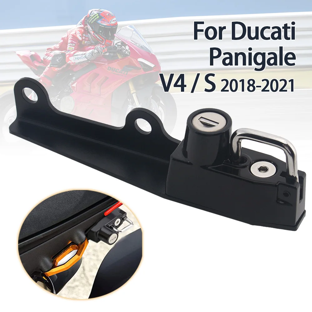 Motorcycle Helmet Lock Kit For Ducati Panigale V4 S Helmets Security Anti-Theft Lock Rust-Proof Sturdy Aluminum Accessories
Motorcycle Helmet Lock Kit For Ducati Panigale V4 S Helmets Security Anti-Theft Lock Rust-Proof Sturdy Aluminum Accessories