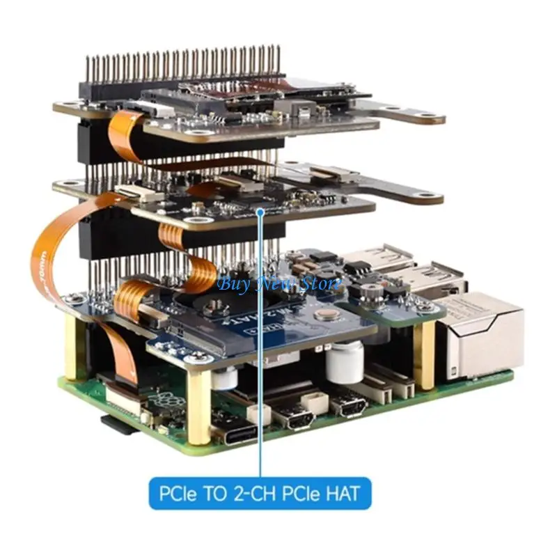 20CE 2CH PCIe Adapter Board Expand 2 Channel PCIe Connector Support Stackable Multiple PCIe HAT Expandable Board
20CE 2CH PCIe Adapter Board Expand 2 Channel PCIe Connector Support Stackable Multiple PCIe HAT Expandable Board