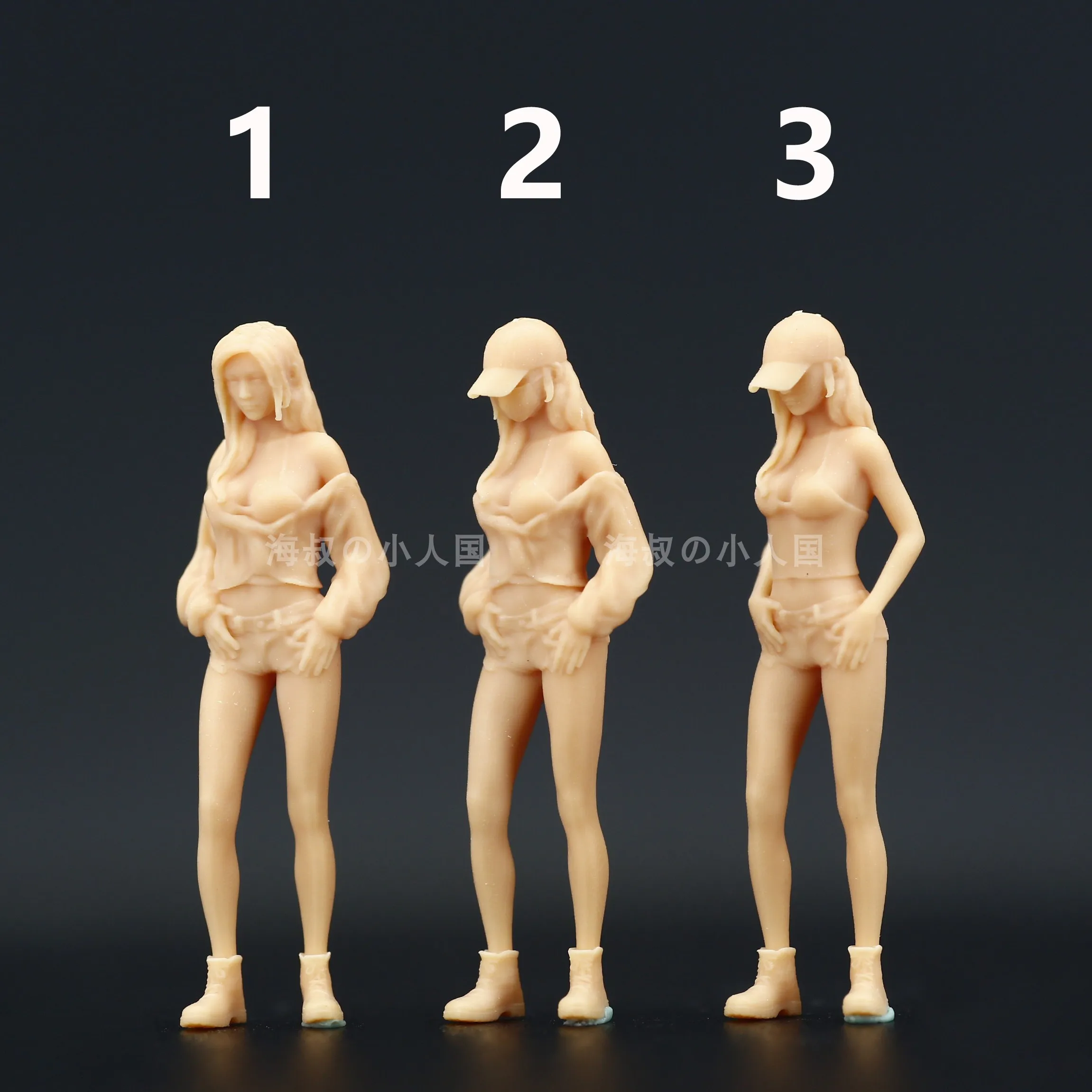 1/64 INS Wind Uncolored Long Leg Little Sister Doll Model Handmade Miniature Figure
1/64 INS Wind Uncolored Long Leg Little Sister Doll Model Handmade Miniature Figure