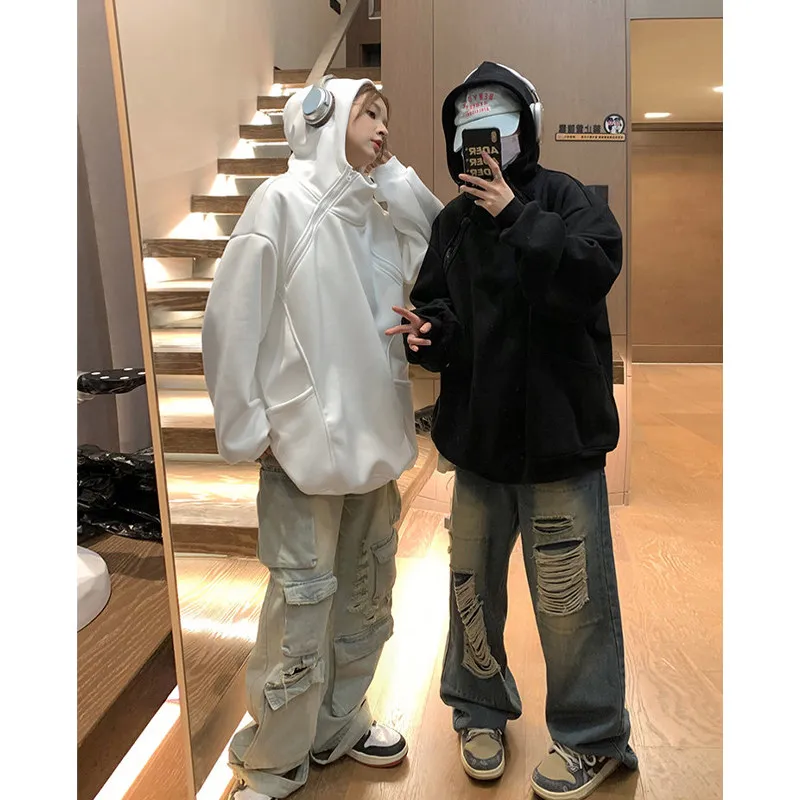 American Sle Heavyweight Hoodie Sweatirt Couple Matching Men's Double Zipper Design Casual Comfortable Cotton Jaet
American Sle Heavyweight Hoodie Sweatirt Couple Matching Men's Double Zipper Design Casual Comfortable Cotton Jaet