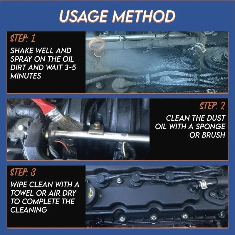 Очиститель отсека двигателя автомобиля, спрей для чистки отсека двигателя, уход за автомобилем, мощное обеззараживающее средство для очистки двигателей, химические автомобильные инструменты 
Очиститель отсека двигателя автомобиля, спрей для чистки отсека двигателя, уход за автомобилем, мощное обеззараживающее средство для очистки двигателей, химические автомобильные инструменты