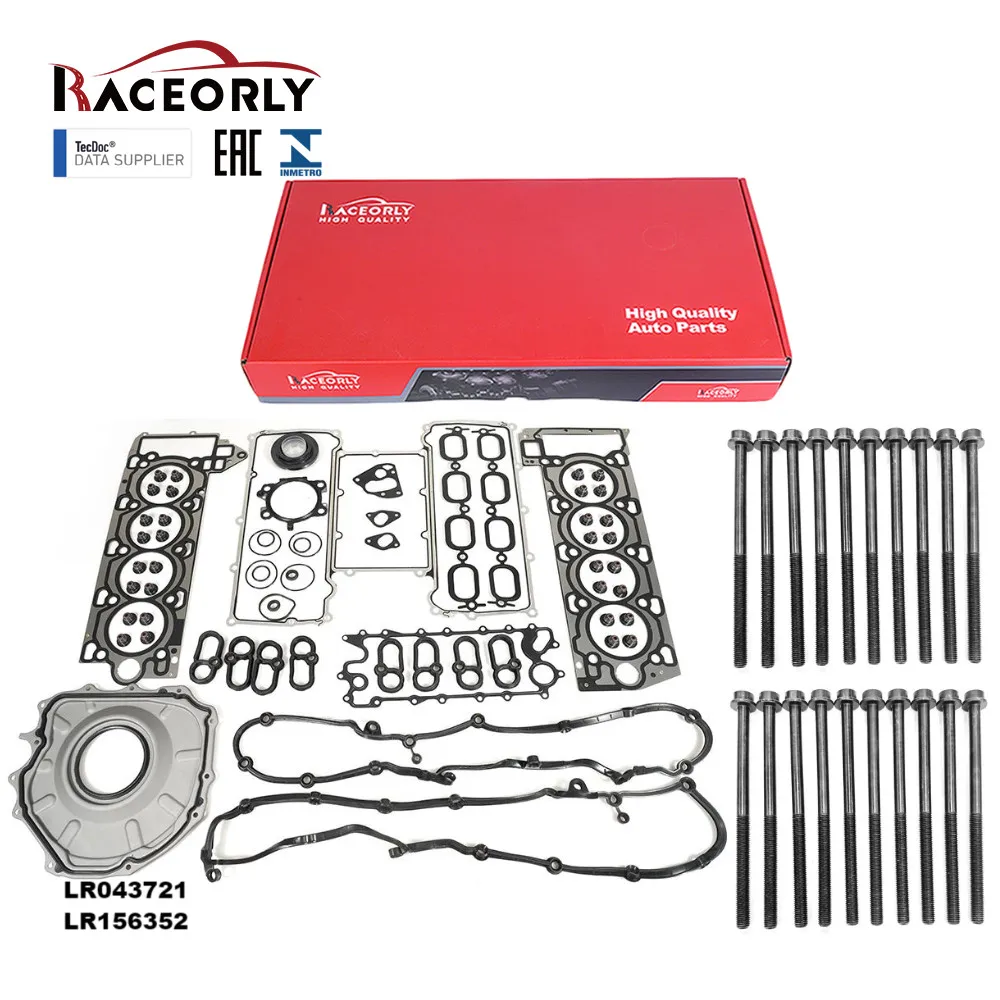 RACEORLY 508PS 2013-2022 Full Gasket Bolt Set For Land Rover L405 5.0L V8 S/C
RACEORLY 508PS 2013-2022 Full Gasket Bolt Set For Land Rover L405 5.0L V8 S/C