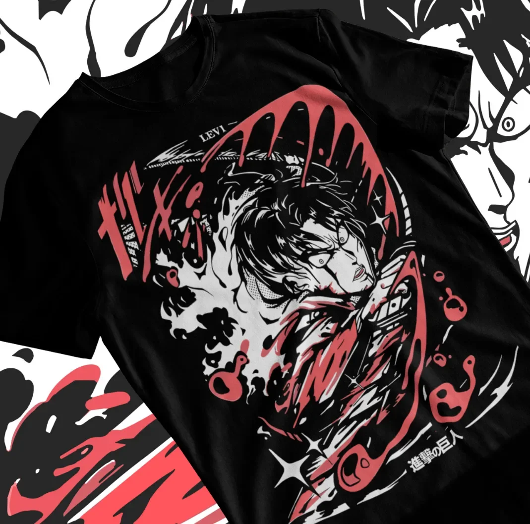 Attack on Titan Levi Shingeki No Kyojin Anime Shirt T-Shirt Soft Tee All Sizes
Attack on Titan Levi Shingeki No Kyojin Anime Shirt T-Shirt Soft Tee All Sizes