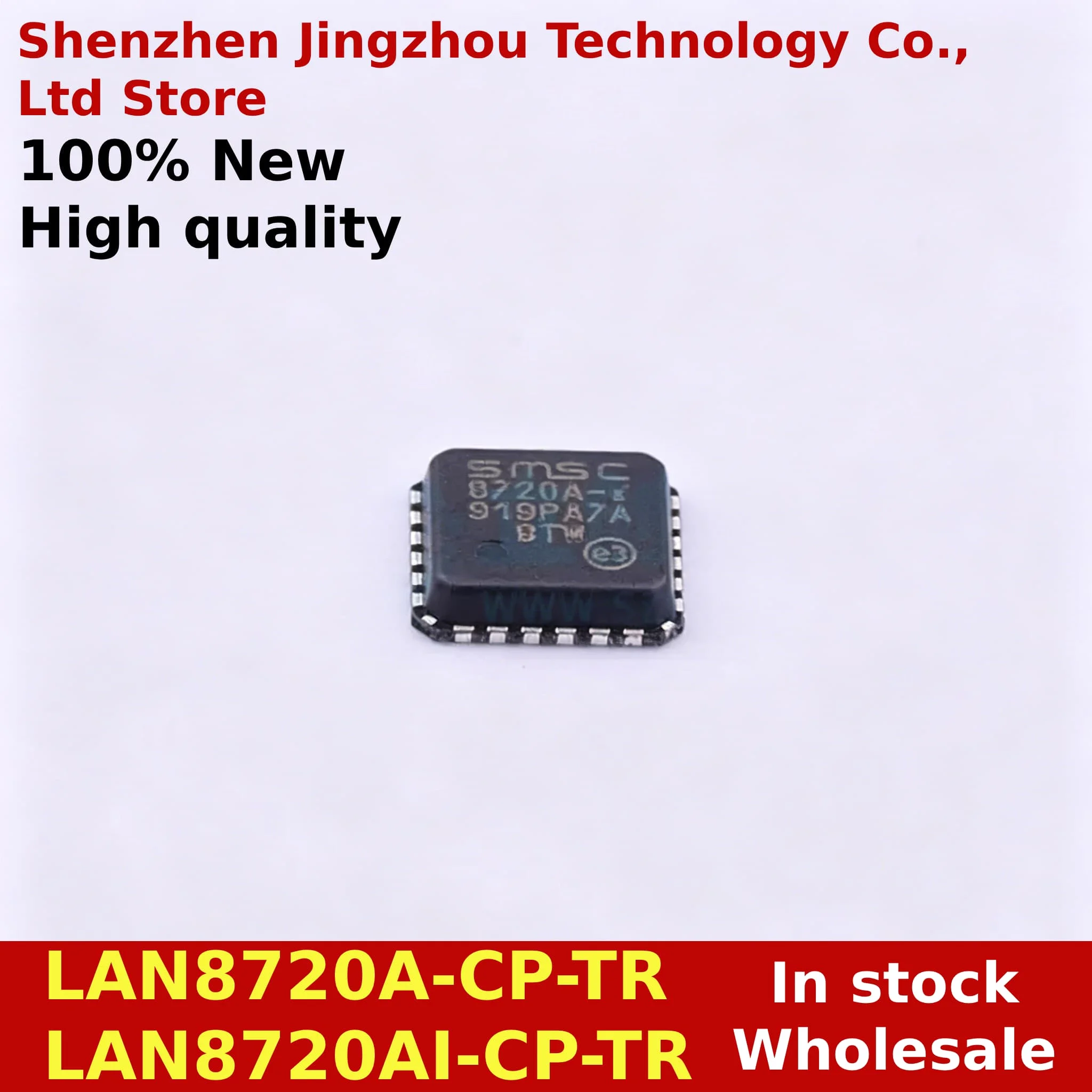 (5/50/100PCS) New LAN8720 LAN8720A 8720A LAN8720A-CP-TR LAN8720AI-CP-TR LAN8720AI-CP LAN8720AI LAN8720A-I 8720AI 8720A-I QFN-24
(5/50/100PCS) New LAN8720 LAN8720A 8720A LAN8720A-CP-TR LAN8720AI-CP-TR LAN8720AI-CP LAN8720AI LAN8720A-I 8720AI 8720A-I QFN-24