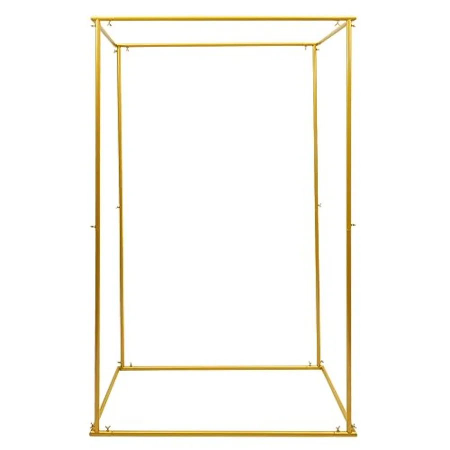 5.9 FT Gold Wedding Arch Stand Metal Balloon Arch Stand Square Backdrop Shelf Iron Frame Outdoor and Indoor Arch for Weddings G
5.9 FT Gold Wedding Arch Stand Metal Balloon Arch Stand Square Backdrop Shelf Iron Frame Outdoor and Indoor Arch for Weddings G
