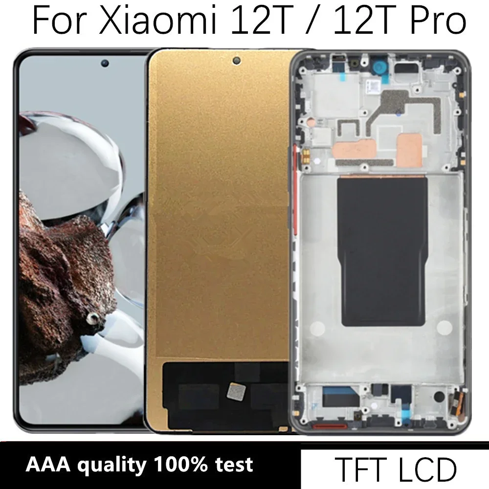 6,67 "TFT для Xiaomi 12T Pro ЖК-дисплей с цифровым преобразователем сенсорного экрана в сборе 22081212 И, 220712 АГ
6,67 "TFT для Xiaomi 12T Pro ЖК-дисплей с цифровым преобразователем сенсорного экрана в сборе 22081212 И, 220712 АГ