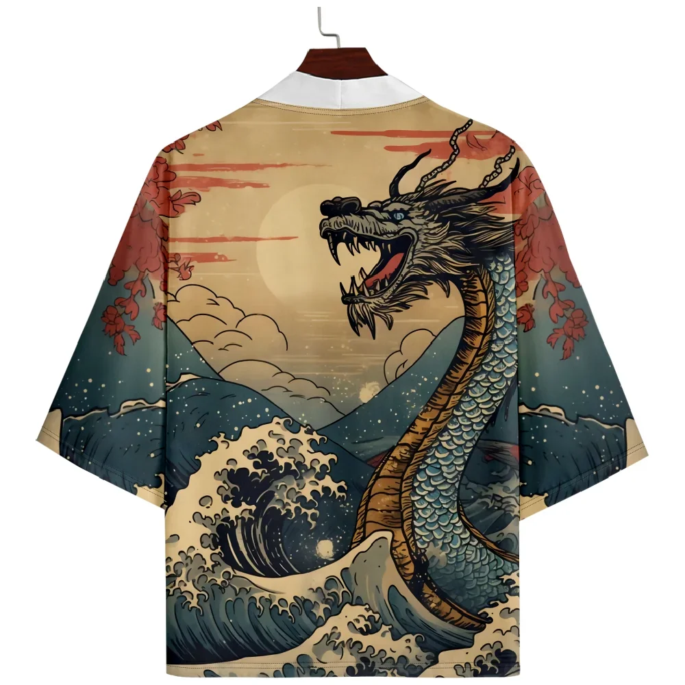 Anime Chinese Dragon Wave Print Cardigan Haori Women Men Cosplay Yukata Clothing Japanese Harajuku Kimono Plus Size 6XL 5XL
Anime Chinese Dragon Wave Print Cardigan Haori Women Men Cosplay Yukata Clothing Japanese Harajuku Kimono Plus Size 6XL 5XL